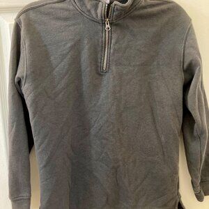 Old navy gray quarter zip kids XL/14-16